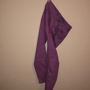 Purple jeans